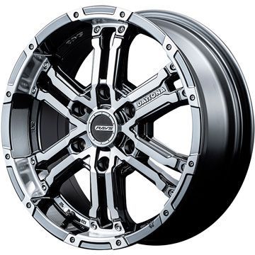 【取付対象】【送料無料 ハイエース200系】 215/60R17 17インチ RAYS デイトナ FDXコレクションプラス 6.5J 6.50-17 GOODYEAR グッドイヤー EAGLE 1 NASCAR LT 109/107R(限定) サマータイヤ ホイール4本セット