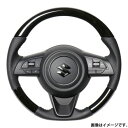 ヴォクシー ステアリング 60系 2004/8-2007/5 ピアノブラックxダークグレーレザー LUNA/ルナ (LS118