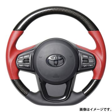 送料無料（一部離島除く）REAL レアル ステアリング ハンドル プレミアムシリーズ TYCP-RD-BKC