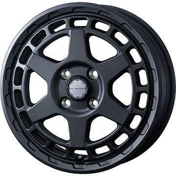 【取付対象】 165/55R15 オールシーズンタイヤ ホイール4本セット GRIPMAX シュアグリップ オールシーズン ナノ(限定) (軽自動車用) ウェッズ ウェッズアドベンチャー マッドヴァンス X タイプS 15インチ【送料無料】 1