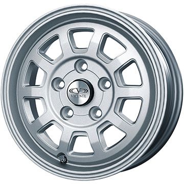 【取付対象】175R13 スタッドレスタイヤ ホイール4本セット タウンエーストラック・ライトエーストラック専用 BRIDGESTONE ブリザック VL1 8P WEDS ヴィセンテ 06 TL 13インチ【送料無料】