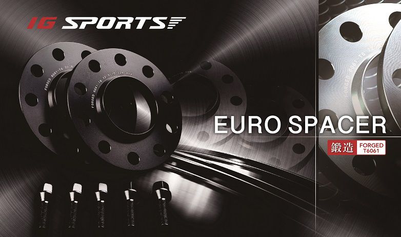 楽天アークタイヤ 楽天市場店送料無料（一部離島除く）IG SPORTS EURO SPACER ユーロ スペーサー 1SET 2枚入り 品番:ES-MI-03