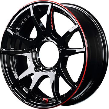 【取付対象】195/80R16 夏タイヤ ホイール4本セット ジムニー YOKOHAMA ジオランダー X-AT G016 OWL レイズ グラムライツ 57JV REV LIMIT EDITION 16インチ【送料無料】