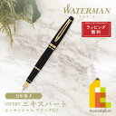 【ラッピング無料】WATERMAN(ウォーターマン) エキスパート エッセンシャル 万年筆 F ブラックGT (S2243112)(3)