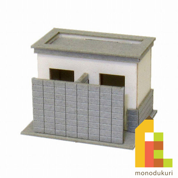 ■商品名：みにちゅあーとキット ジオラマオプションキット 【トイレC】 ■セット内容：レーザーシート（3枚）、組立て説明書 ■スケール：1/150 ■サイズ：W27×D22×H20mm ■対象年齢：12才以上 ■組立て所要時間：1時間〜 ■組立てレベル：★★☆☆☆ ■品番：MP04-58 ■JAN：4580236846109 ■発売日：2010年11月発売【商品情報】 ※こちらの商品は組立てペーパーキットです。完成品ではございませんのでご注意ください。 ※写真の色調はご使用のモニターの機種や設定により、実際の商品と異なる場合があります。