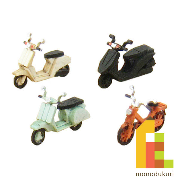 【ネコポス配送可】さんけい みにちゅあーとキット 1/150 ジオラマオプションキット 【バイクB】 MP04-93
