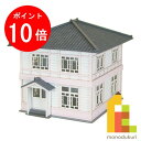 【お買い物マラソン限定!エントリーで全品ポイント10倍】【ネコポス配送可】さんけい みにちゅあーとキット 1/150 なつかしのジオラマシリーズ 【医院】 MP03-22(ペーパークラフト 模型 セット)