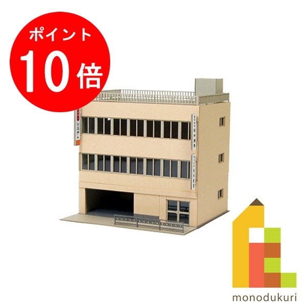 【ブラックフライデー限定!エントリーで全品ポイント10倍】【ネコポス配送可】さんけい みにちゅあーとキット 1/150 なつかしのジオラマシリーズ 【ビルA】 ...