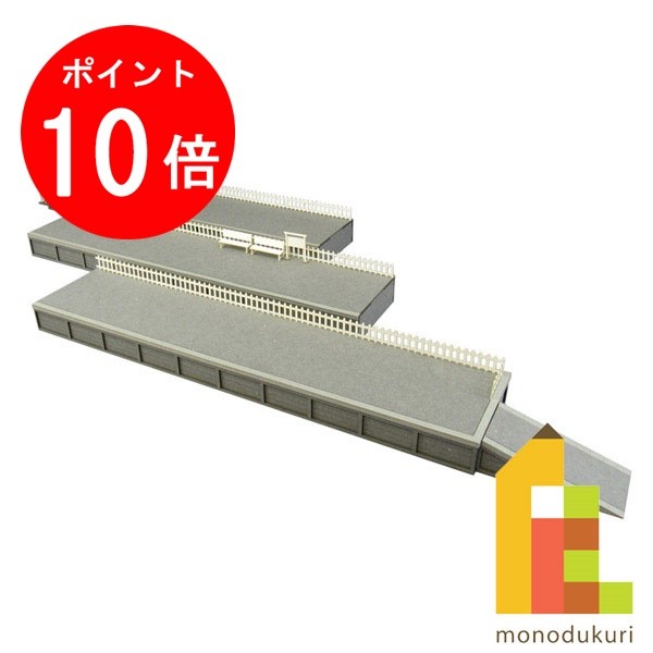 【ブラックフライデー限定!エントリーで全品ポイント10倍】さんけい みにちゅあーとキット 1/87 情景シリーズ 【ホーム58A】 MK05-22