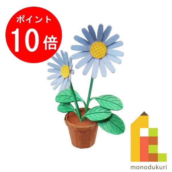 【お買い物マラソン限定！エントリーで全品ポイント10倍】【ネコポス配送可】さんけい みにちゅあーとキット nonscale みにちゅあーとプチ 【ブルーデイジー】 MP01-66