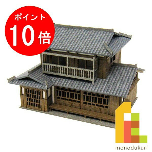 【お買い物マラソン限定！エントリーで全品ポイント10倍】【ネコポス配送可】さんけい みにちゅあーとキット 1/220 みにちゅあーとプチ 【民家】 MP01-91