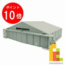 【毎月1日限定！全品ポイント10倍 最大400円OFFクーポン】さんけい みにちゅあーとキット 1/144 航空情景シリーズ 【機体整備格納庫】 MK08-07