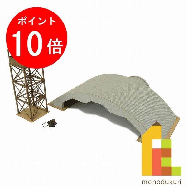 【お買い物マラソン限定！エントリーで全品ポイント10倍】【ネコポス配送可】さんけい みにちゅあーとキット 1/144 航空情景シリーズ 【戦時航空基地掩体壕】 MK08-10