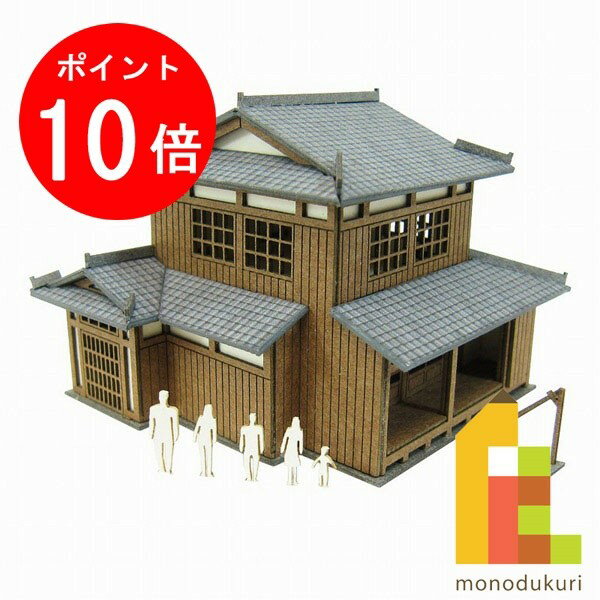 【お買い物マラソン限定！エントリーで全品ポイント10倍】【ネコポス配送可】さんけい みにちゅあーとキット 1/220 みにちゅあーとプチ 【民家-2】 MP01-141
