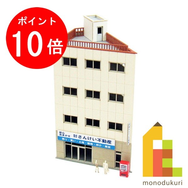 【ブラックフライデー限定!エントリーで全品ポイント10倍】【ネコポス配送可】さんけい みにちゅあーとキット 1/220 みにちゅあーとプチ 【ビル-5】 MP0...