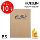 【お買い物マラソン限定!エントリーで全品ポイント10倍】ホルベイン クロッキーブック NO.300 中紙 Hクロッキー紙 50K(60g) 80枚とじ 270-...