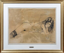 ジャン・ジャンセン『オノリーヌ（裸婦）』リトグラフ 版画 本人 鉛筆 サイン110部限定