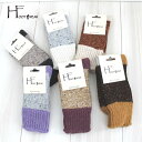 【H FOOTWEAR】エイチフットウェア ネップソックス ポルトガル製 あたたかい ソックス 靴下 ウールソックス 6カラー