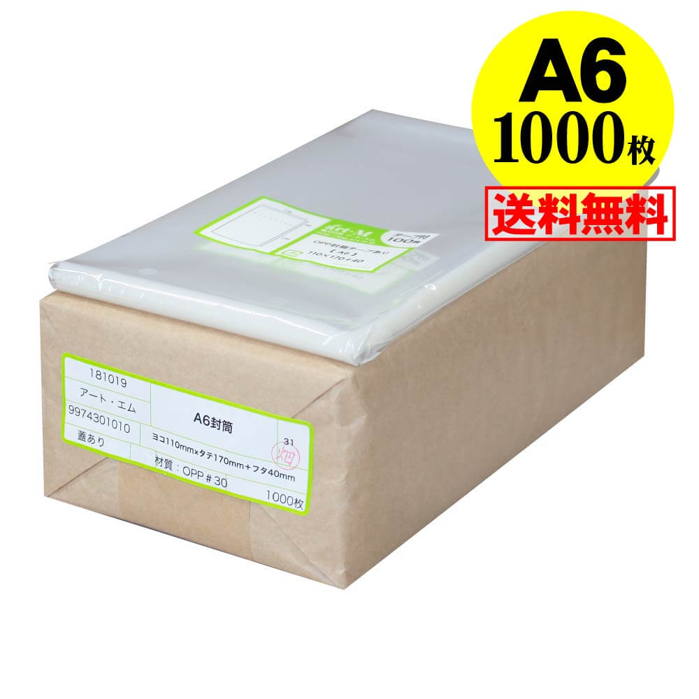  ̵  ۥơ A6 A6ѻ / ݥȥ ƩOPPޡƩˡ100030ߥɸ110x170+40mm ...