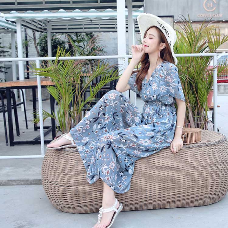 30代リゾート 着痩せ効果のあるマキシ丈リゾートワンピースのおすすめランキング キテミヨ Kitemiyo