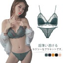 ブラショーツセット ブラジャー 育成ブラ ショーツ 上下セット 下着 レディース 女性 調整型 インナー ノンワイヤー バストアップ セクシー レース 究極のバ...