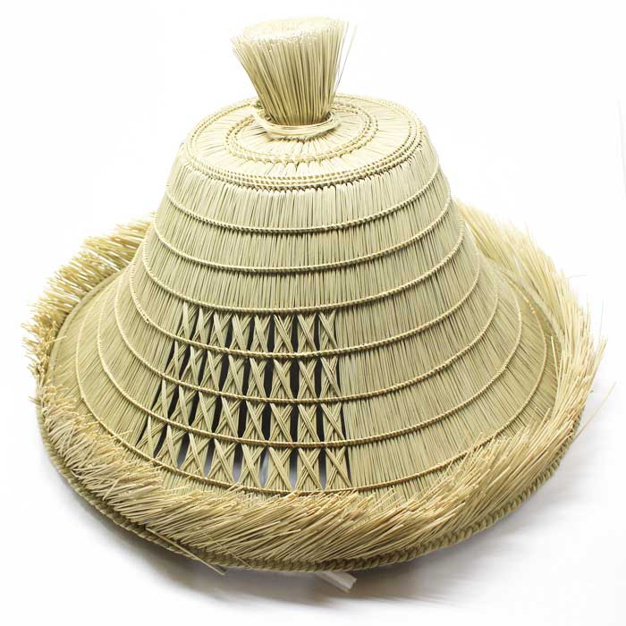 浪人笠 深編笠 虚無僧 小道具 演劇 時代劇 インテリア　座布団付き 美品】 浪人笠 深編笠 虚無僧 小道具 演劇 時代劇 インテリア