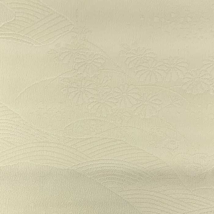 帯締め 帯揚げ セット 東レシルック 平組み クリーム 黄色 帯〆 帯あげ 和装 和服 着付け小物 和装小物 メール便可