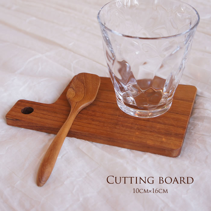 アジアン 雑貨 カッティングボード 約10cm×16cm チーク ウッド まな板 盛り付け ディスプレイ バリ雑貨 アジアン雑貨 アジアンインテリア おしゃれ キッチン雑貨 小物入れ 収納 デザート キャンプ まな板 トレー プレート 食器 皿 無垢 トレー プレート JFW-0035