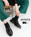 【SALE!!】ボリュームソールピースローファー 5cm厚底 minia ◇ ローファー コインローファー ドレスシューズ おじ靴 オックスフォード プラットフォーム チャンキーソール レディース シューズ 靴