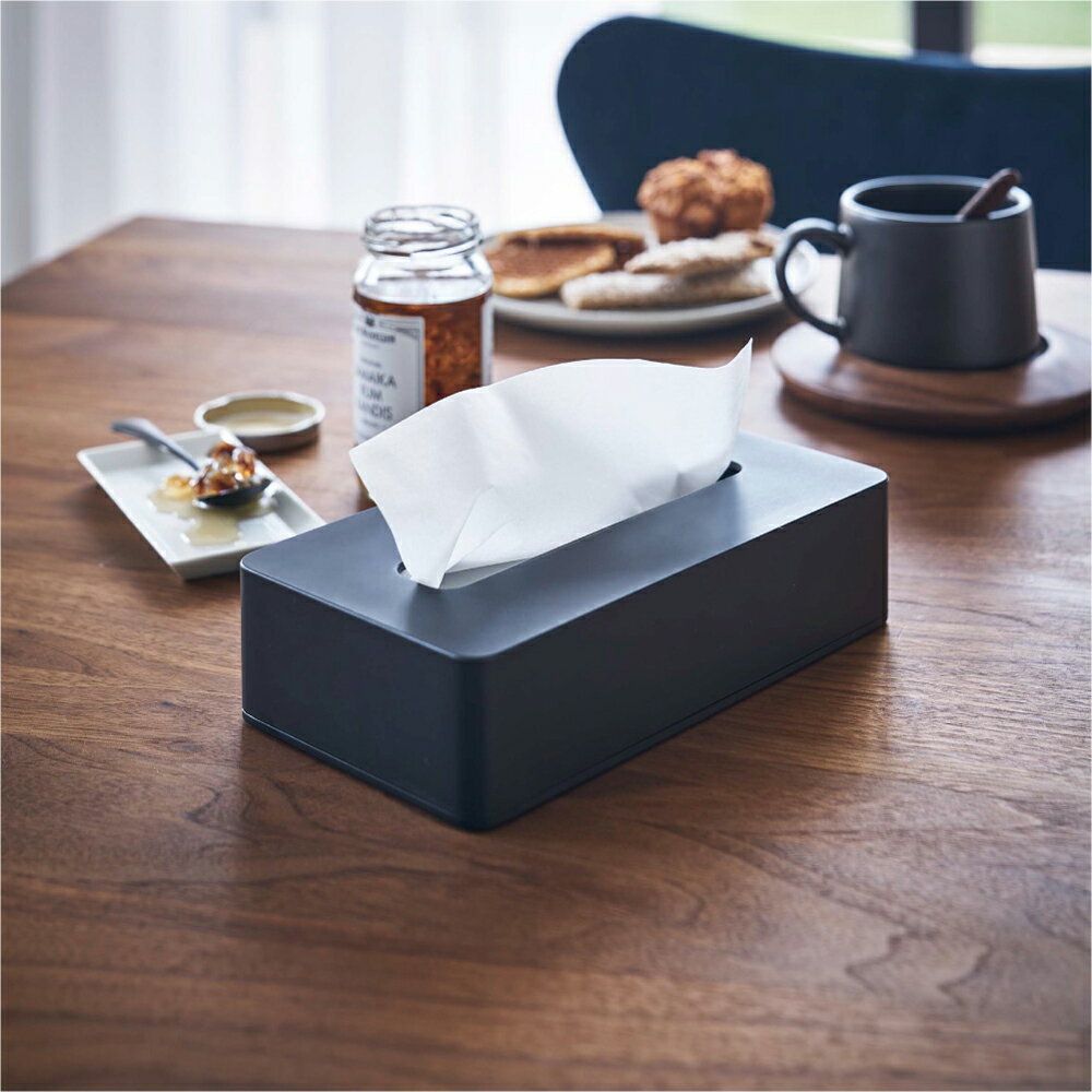 ＼ポイント最大35.5倍!26日 1:59まで/tower タワー コンパクト ティッシュケース おしゃれ 収納 洗面所 フタ ホテル ティッシュカバー ティッシュ ペーパータオル トイレ ソフトパック モダン シンプル 北欧 インテリア 白 ホワイト 黒 ブラック 山崎実業 05092 05093 [2]