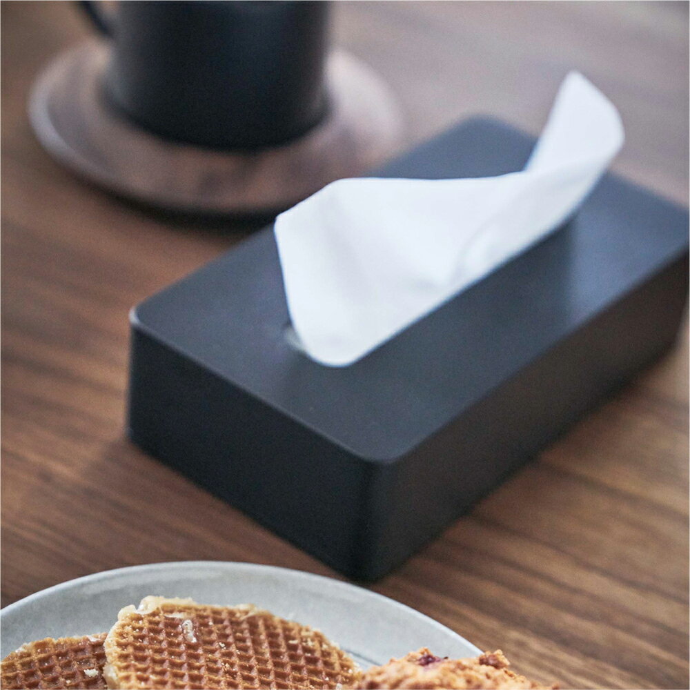 ＼ポイント最大35.5倍!26日 1:59まで/tower タワー コンパクト ティッシュケース おしゃれ 収納 洗面所 フタ ホテル ティッシュカバー ティッシュ ペーパータオル トイレ ソフトパック モダン シンプル 北欧 インテリア 白 ホワイト 黒 ブラック 山崎実業 05092 05093 [3]