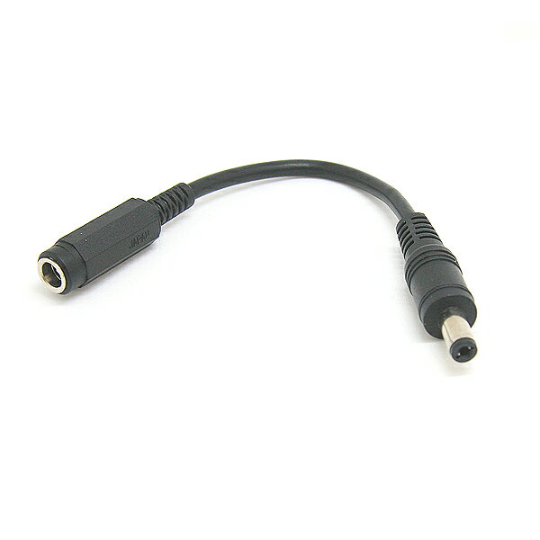 ACアダプター用DCプラグ出力極性変換電源ケーブル 変換アダプター5.5mm×2.1mm