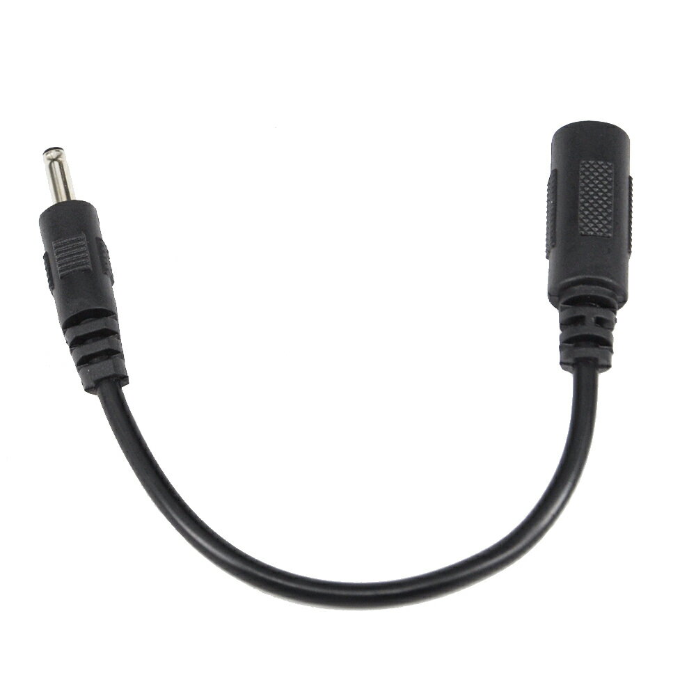 ACアダプター用出力DCプラグ変換アダプター 長さ170mm (5.5mm×2.1mm → 3.5mm×1.35mm)