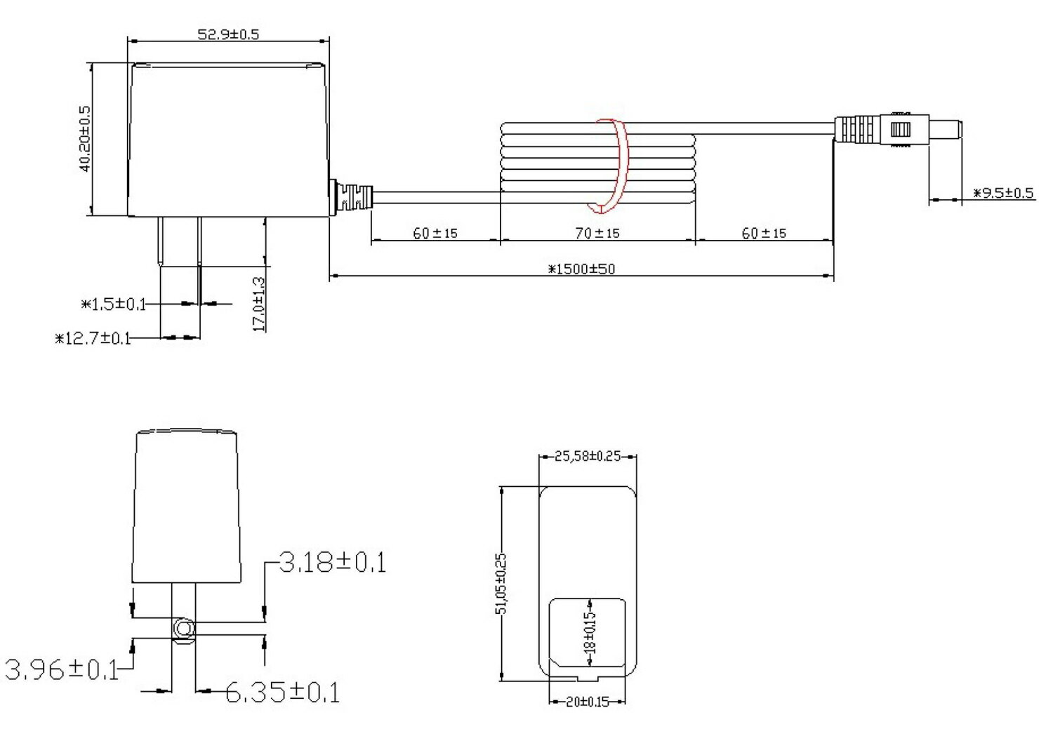 8.4V バッテリー充電器 1A バッテリーチャージャー 充電式投光器 出力 1000mA AC充電器 AC100V〜240Vに対応 PSE認証済み ACアダプター
