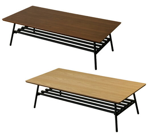 送料無料 W120 折りたたみ 木製 棚付 リビング テーブル 座卓 ローテーブル 書斎 おしゃれ 北欧 ウッド
