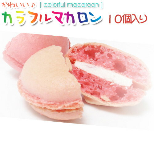 マカロン 父の日 贈り物【葡萄の里 カラフル マカロン (10個入り) 】 焼き菓子 ギフトセット 贈り物 プレゼント 冷凍 冷蔵 葡萄の里 まかろん スイーツ ぶどうの里 母の日