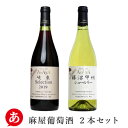 日本ワイン 送料無料 麻屋葡萄酒【ASAYA・2本セット】( 750ml × 2本 ）ワインセット 赤ワイン 白ワイン 国産 山梨ワイン 贈り物 贈答 手土産 Japanese wine