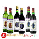 ［あす楽］残りわずか！【 新酒 無添加 初しぼり 飲み比べ 6本セット】送料無料 ワインセット ライトボディ 甘口 あじろん デラウェア マスカットベーリーA 甲州ワイン アジロン 日本ワイン 国産 赤ワイン 白ワイン 山梨 蒼龍葡萄酒 Japanese wine