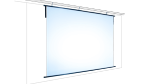プロジェクタースクリーン80インチ(4:3) MB-80タペストリー式2.2倍明るいトップクラスのガラスビーズを使用したマイクロビーズスクリーン日本製
