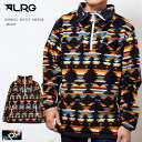 LRG エルアールジー アノラック 総柄フリース