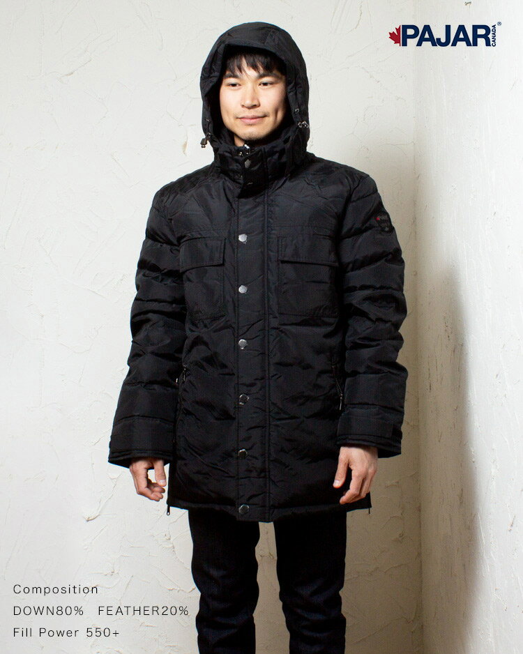 【スーパーSALE 30%OFF】パジャール カナダ 最高級 ダウン ジャケット / PAJAR CANADA HARDY DOWN JACKET[P6N122F9OX] アウトドア ブランド 秋冬 最大−20℃対応