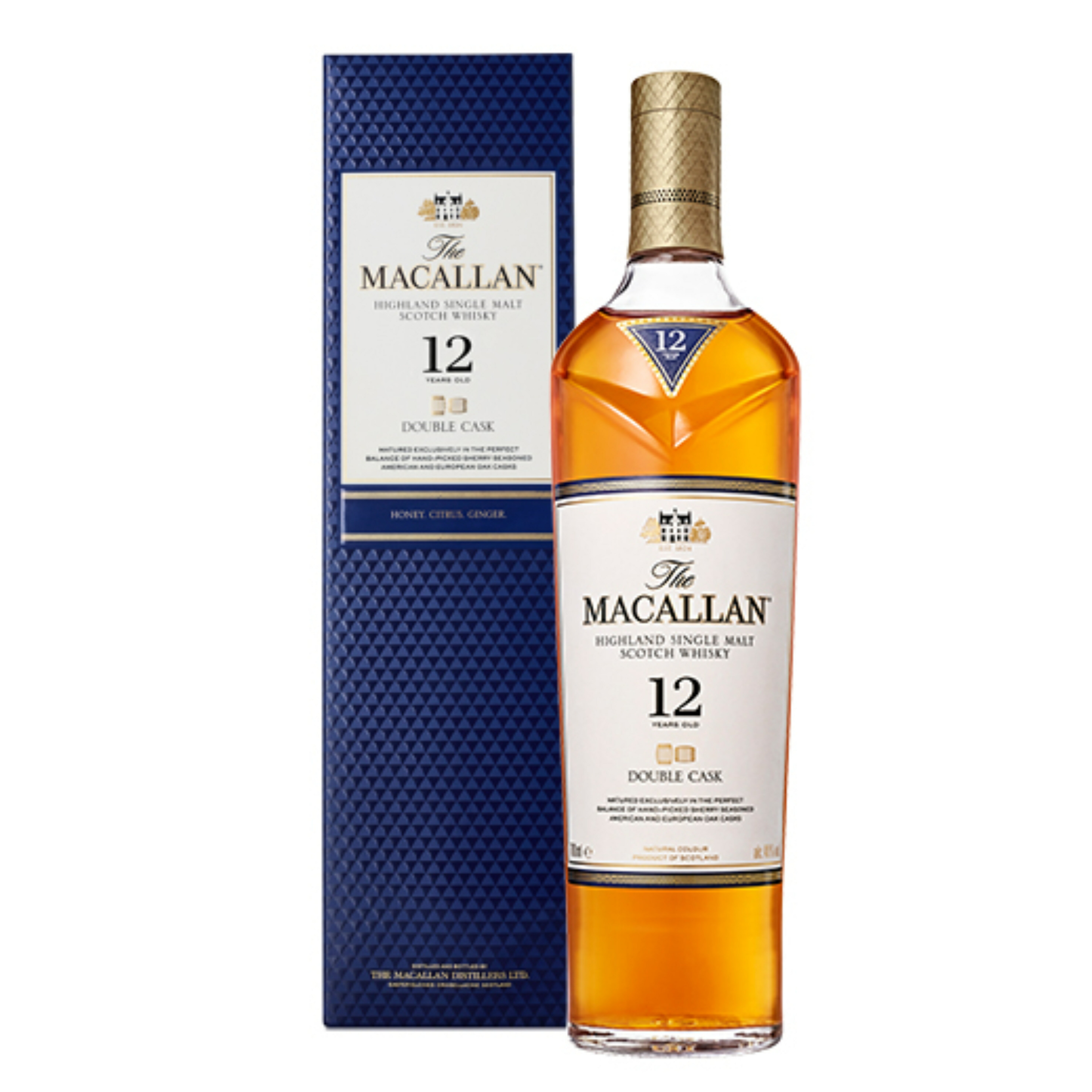 MACALLAN 希少　[数量限定]マッカラン 12年 ダブル カスク 700ml箱入 【正規品シングルモルトウイスキー】