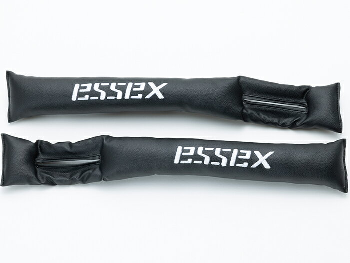 CRS ESSEX■1型〜7型対応■隙間クッション ギャップレスクッションカバーカラー：ブラック ロゴ白