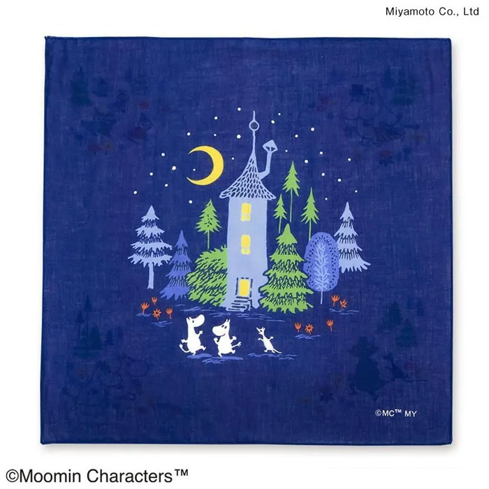【宮本（株）商品★税込2860円以上で送料無料キャンペーン】【宮本】ランチクロスMOOMIN ムーミンリバーシブルランチクロス お家へ帰ろう【NEW202505】