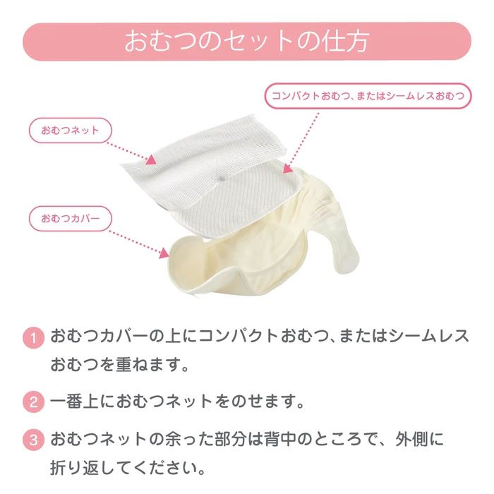 【MIKIHOUSE】ミキハウスおむつネット(5枚セット)【NEW202209】