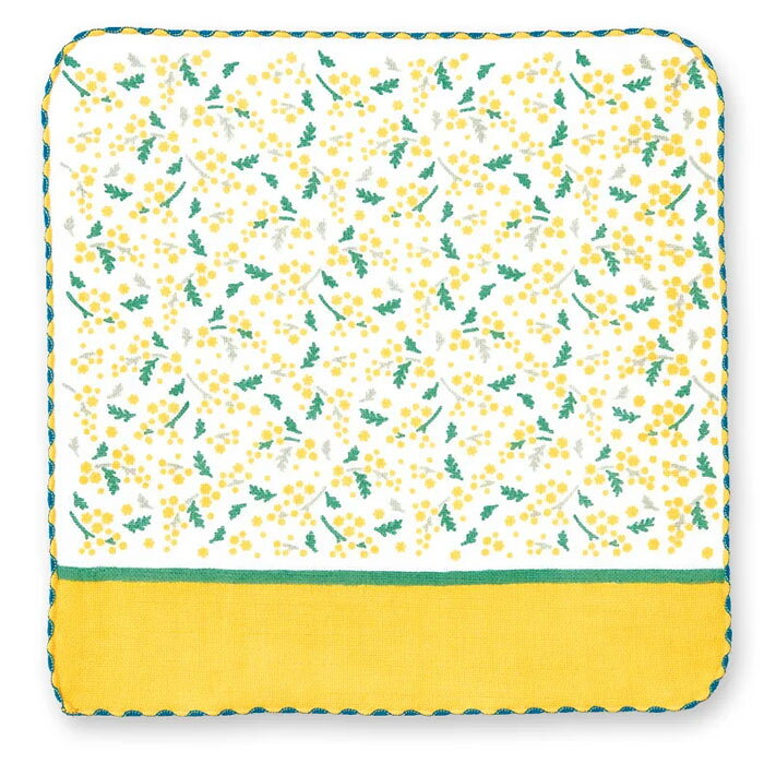 あずはーと楽天市場店の【宮本（株）商品★税込2860円以上で送料無料キャンペーン】【宮本】はんかち町娘のハンカチーフFLORIST〜花屋篇〜ミモザブーケ【NEW202312】｜アングル2