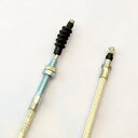 エイプ APE 50 100 クラッチ ワイヤー ケーブル 純正長 960mm シルバー ステンメッシュ 銀 バイク