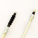モンキー クラッチ ワイヤー ケーブル 純正長 870mm シルバー ステンメッシュ AB27 ゴリラ 50 銀 バイク
