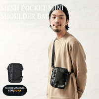 メッシュ ポケット ミニ ショルダーバッグ メンズ レディース ユニセックス 斜め掛け 大人 小さめ ミニ スクエア コーデュラ ナイロン 通勤 通学 旅行 高校生 ビジネス アウトドア おしゃれ 黒 軽量 財布 サコッシュ 防水 撥水