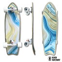 商品名: HEAVEN SKATEBOARD CLIFFS 30　クリフ30 デッキ: フルカナディアンメープル デッキ: ペイントデッキテープ トラック: UPS-TRUCK アップストラック ウィール: 65x51mm SHR78Aウィール ベアリング: ABEC-7 サイズ: 30x9inch(長さ76.2cmx幅22.9cm)HEAVEN SURF SKATEBOARDヘブン サーフスケートボード モデル:CLIFFS30&quot; クリフ30サイズ:30inch(長さ76.2cm)HEAVEN サーフスケートボード見た目も乗りごごちも、まるでサーフィン！サーフィンのオフトレとしても最適UPS-TRUCKをフロントに搭載 商品名:HEAVEN SKATEBOARD CLIFFS 30　クリフ30デッキ:フルカナディアンメープルデッキ:ペイントデッキテープトラック:UPS-TRUCK アップストラックウィール:65x51mm SHR78Aウィールベアリング:ABEC-7サイズ:30x9inch(長さ76.2cmx幅22.9cm)商品説明 カリフォルニア　サンディエゴ　クリフビーチをイメージしたサーフスケート。 週末サーファーの強い味方は、サーフスケボーによるオフトレ。スケートボードレッスンの最大のメリットは、 ターン動作など同じ動きを気軽に反復練習できること。 フィジカルトレーニングで身体操作能力をセルフケアすることができます。 CLIFFS30で、日々楽しみながら筋肉に必要な負荷をかけられる理想的な筋トレをしてみませんか？ ボトムターンの練習から、アップス（小さいターンの連続）の練習に移るのにも適したサーフスケートボード。サーフィンのアップダウンやレールワーク、小回りの効くサイズなのでアグレッシブにスライドなどの練習に最適です！ 海に行かずとも、トップアクション、 パンピング、 ボトムターン等、さまざまなサーフィンのイメージを陸で手軽にトレーニングしてください。 サーフィン、スノーボードの体重移動、体幹トレーニングにぴったりです。7plyフルカナディアンメイプルを使用しているので、軽くて丈夫。キックがあるので、足さばきも扱いやすいのが特徴。シンプルでキレのある乗り心地はHEAVENならでは！ ターン時の力でナチュラルに可動するアップストラック採用で、非常に安定性も高く、ショートボードのクイックな動きにも素早く反応。ウィールは径65mmで、硬度78Aの程よい柔らかさもあり、小回りが利く上にグリップ性にも優れていて、足への振動も少なめ。路面を確実に捉え、バンクでのカットバックやボトムターンなどのアクションがやりやすいタイプベアリングも最高クラスのシールドタイプのABEC-7なので、無駄のないスムーズな加速。 ペイントデッキテープは、サーフボードのティントをイメージさせ、写真映えもさわやかなデザインに。サーフィンやスノーボードのオフトレの他、クルーザー、コミューター、フリースタイル、ダウンヒル、カービング系スケートボードとしてもお使い頂けます。 30インチ（約80センチ）とミニマムなサイズだから、いつでも玄関先や車中にスタンバイして、晴れた日のお出かけにどこでも連れていきたい楽しい一台です。 ＃スケボーにチャレンジ　＃サーフィンオフトレ　＃スノボオフト